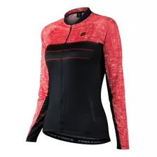 Camisa Ciclista Feminina Free Force M/l Sport Frizz