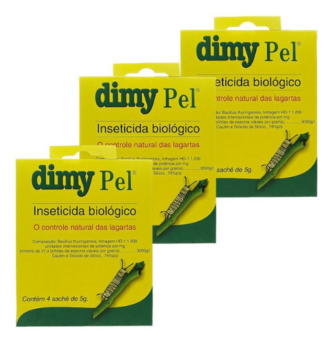 Dimy Pel - Controle Biologico - Kit 03 Caixas 20 Gr