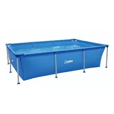 Piscina Estructural Rentangular 258 Cm Con Capacidad 2690 L Color Azul Delfines