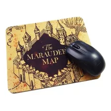 Mousepad Hp Mapa Do Maroto Geek Cor Marrom