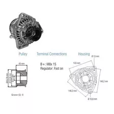 Alternador Vw - Caminhoes-24250 2005 2006 2007 Zm