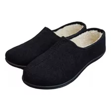 Pantuflas Hombre Mujer Invierno Cerradas Peluche Corderito