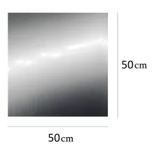 Película Polarizada Prateada Traseira 50x50cm P/ Displays