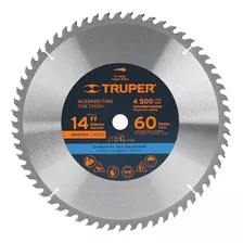 Disco De Corte Madera Truper St-1460e 14p 60d Centro 1 Pulga