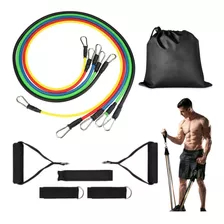 Set Kit De 5 Bandas Elasticas Prolatex Ejercicios Gym Crossf