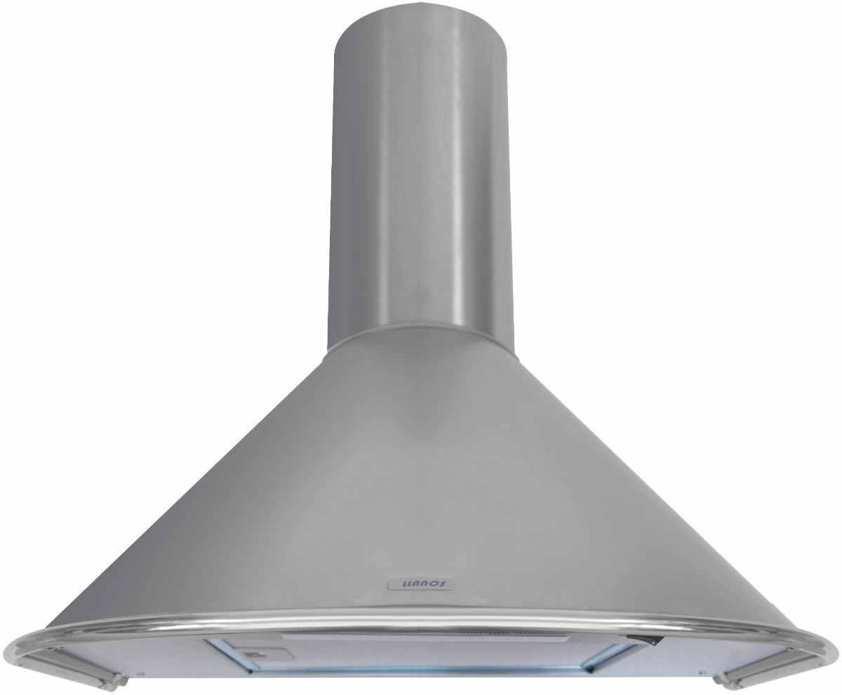 Campana De Pared Circular Llanos Milenica 60 Sin Motor Cts Color Acero