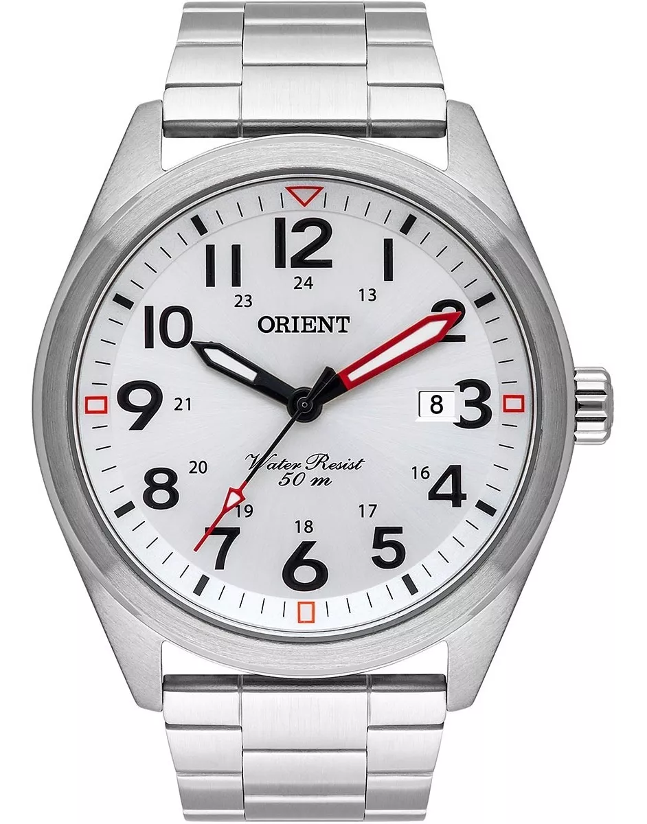 Relógio Orient Masculino Prata Mbss1396s2sx Original Com Nfe