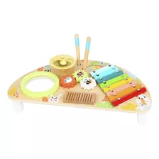  Brinquedo Educativo Madeira -mesa Musical - Tooky Toy