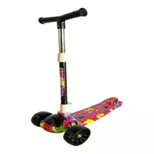 Patineta Scooter Tres Ruedas Plegable Sk-203 Luces