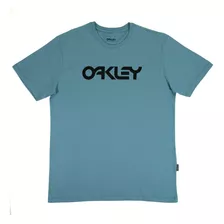 Camisa Masculina Oakley Logotipo Classic Mark Ii Lead