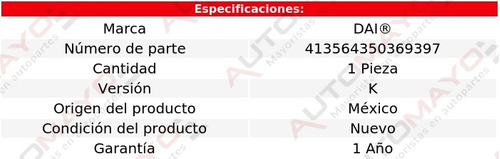 1-soporte Goma Escape Dai Chrysler Lebaron 82-89 Foto 3