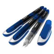 Zebra Fuente - Disposable Fountain Pen - Blue Ink - Pack Of