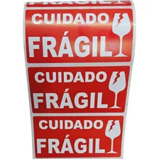 Etiqueta Frágil Etiqueta Cuidado Fragil - 100x50