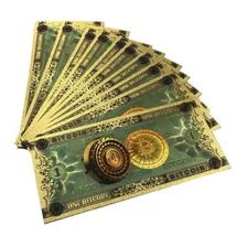 Billete Bitcoin De Colección Únicos *ag*
