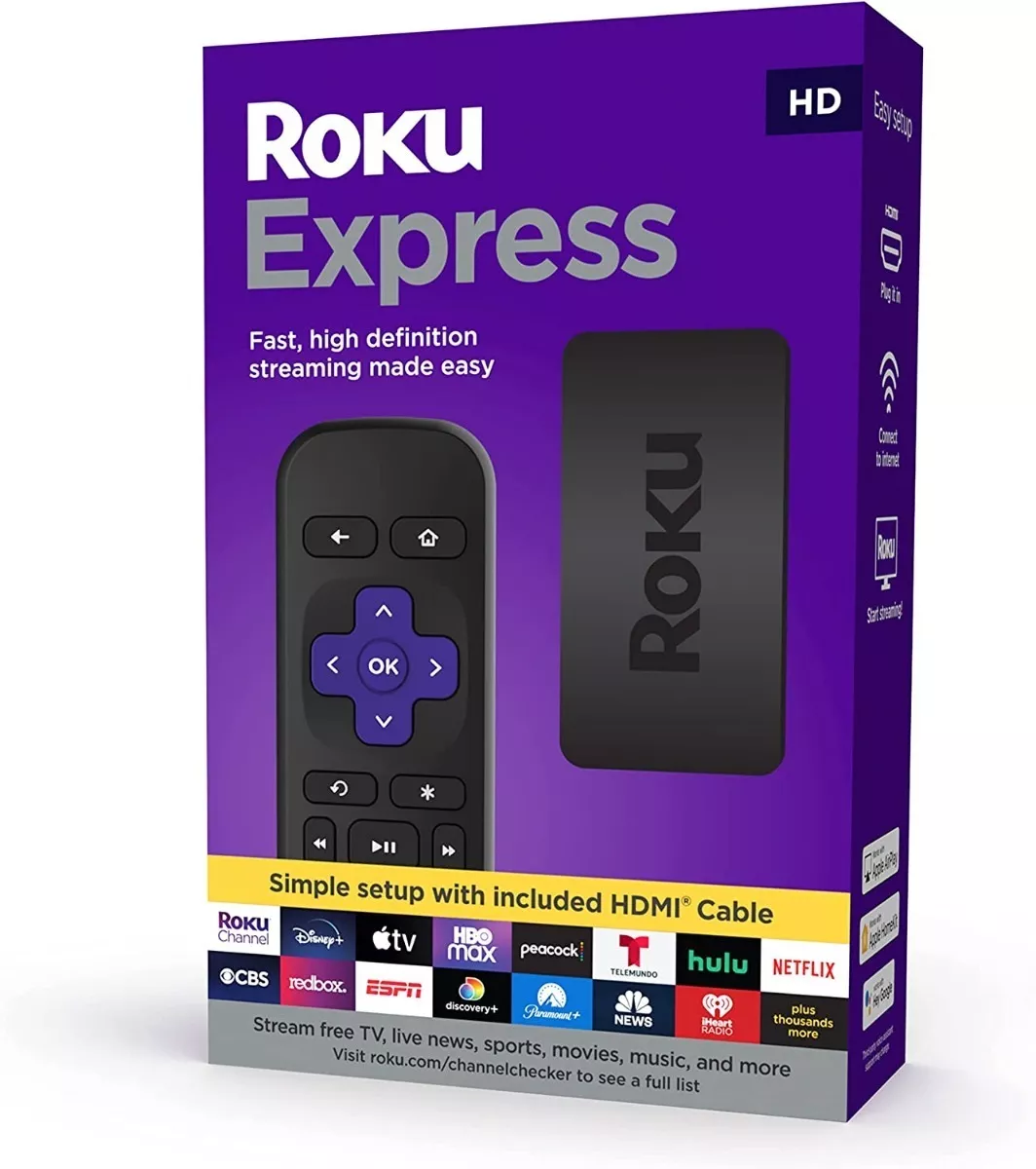 Roku Express Hd 2021 Fire Tv Chromecast  Stock Sellado 