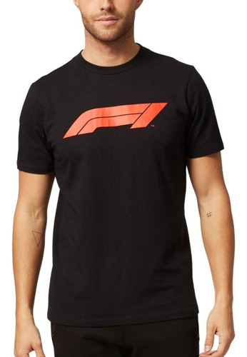 Playera Motorsports Formula 1 F1 Large Logo Negro Hombre 324 Foto 3