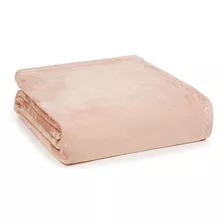 Cobertor Casal Trussardi 100%microfibra Aveludado Piemontesi Cor Rosa Perla - Rosa