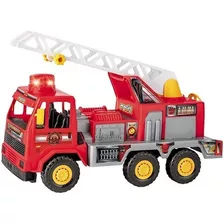 Caminhão Bombeiro Fire Com Som E Luz - Magic Toys