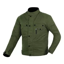 Chaqueta Moto Atrox Nf-3302 Urbana Verde Olivo