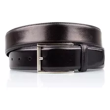 2 Cintos Largo Masculino Em Couro Casual Cor Marrom E Preto