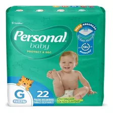 Fralda Descartável Personal Soft & Protect Jumbo Tamanho G -