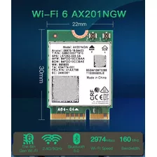 Tarjeta Wifi Intel Ax201ngw Wifi 6 Bluetooth 5.0 2.4ghz 5ghz