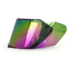 Viseira Capacete Smk Stellar Camaleão/arco Iris Original @#