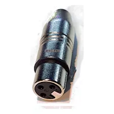 Adaptador Canon Hembra A Mini Plug 3.5 Stereo Hembra Ficha 