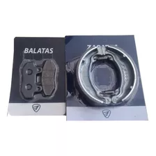 Kit Balatas Italika Delantera Trasera Ft200 Ts Ft200