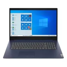 Notebook Lenovo Ideapad 3 17.3 8gb 256gb Ssd I7-10th Azul