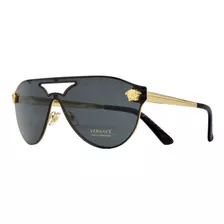 Lentes Gafas Sol Versace Ve2161 Medusa Visor Made In Italy