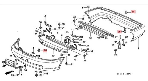 Grapas Plasticas  Honda Civic Accord Crv Paq.30 Foto 5