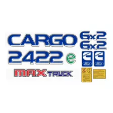 Adesivo Ford Cargo 2422 E Max Truck Emblema Resinado 17638