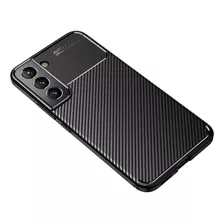 Funda Negra Fibra De Carbono Para Samsung Galaxy S22