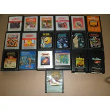 Lote De 19 Videojuegos Para Atari 2600