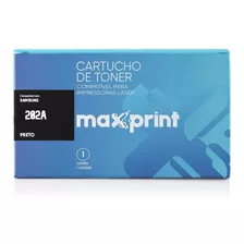 Cartucho De Toner Maxprint 202a Preto Novo