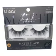 Pestañas Kiss Lash Couture Matte Black