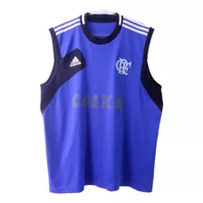 Camisa Do Flamengo 2015 Regata Azul Ótimo Estado Linda Top
