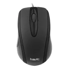 Mouse Raton Alambrico Hv-ms753 Havit Color Negro