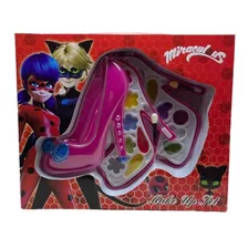 Kit Estojo De Maquiagem Infantil Miraculous - 17 Itens