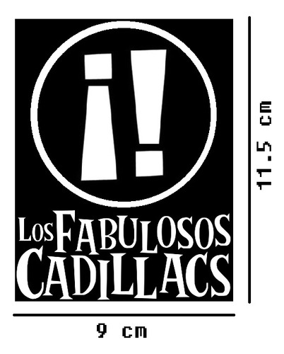 Fabulosos Cadillacs Logo Sticker Vinil 2pzs $135 Mikegamesmx Foto 2