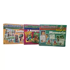 Juegos De Mesa Bíblicosjuego Memoria, Loteria Y Rompecabezas