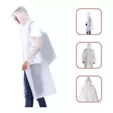 Capa De Chuva Reforçada Pvc Transparente Resistente Chl Top