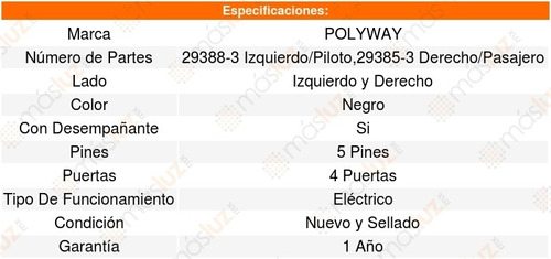 Set 2 Espejos Polyway Oldsmobile Bravada 02_04 Foto 3