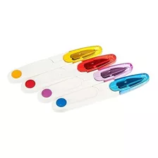 Tijera De Manualidades - Pack Of 4 Plastic Handle & Safety C