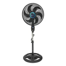 Ventilador Chão Solaris Fs1608 Preto Com 6 Pás De Plástico, 50 cm De Diâmetro 60 Hz 110 v