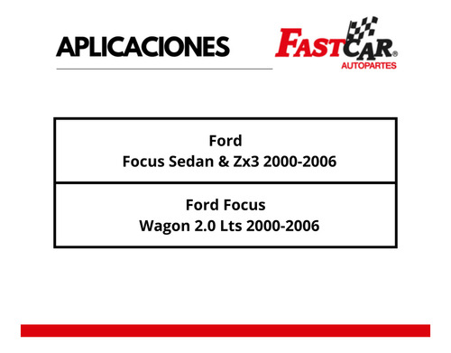 2 Amortiguador Delanteros Ford Focus Wagon 2.0 Lts 2000-2006 Foto 3