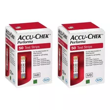 100 Tiras Reactivas Accu Chek Performa | Envio Gratis