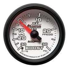 Auto Meter 7503 Phantom Ii 2-1-16 30 PuLG. Hg-30 Psi Medido