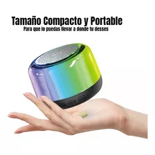 Mini Speaker Inalámbrico Portátil Sp922 Mini Parlante V5.0 Color Negro